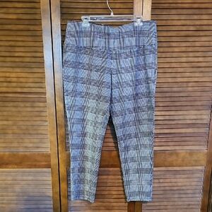 Natural Reflections Men's Black and White Plaid Dress Pants